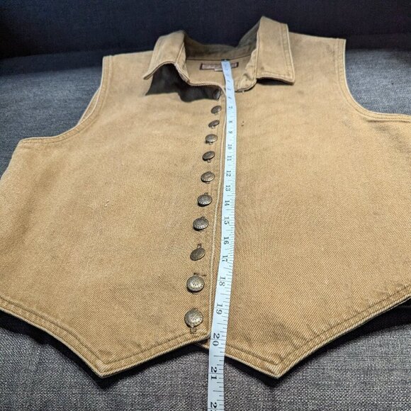 Double D Ranch Denim Vest | Western Vintage | Button Front - Picture 11 of 11